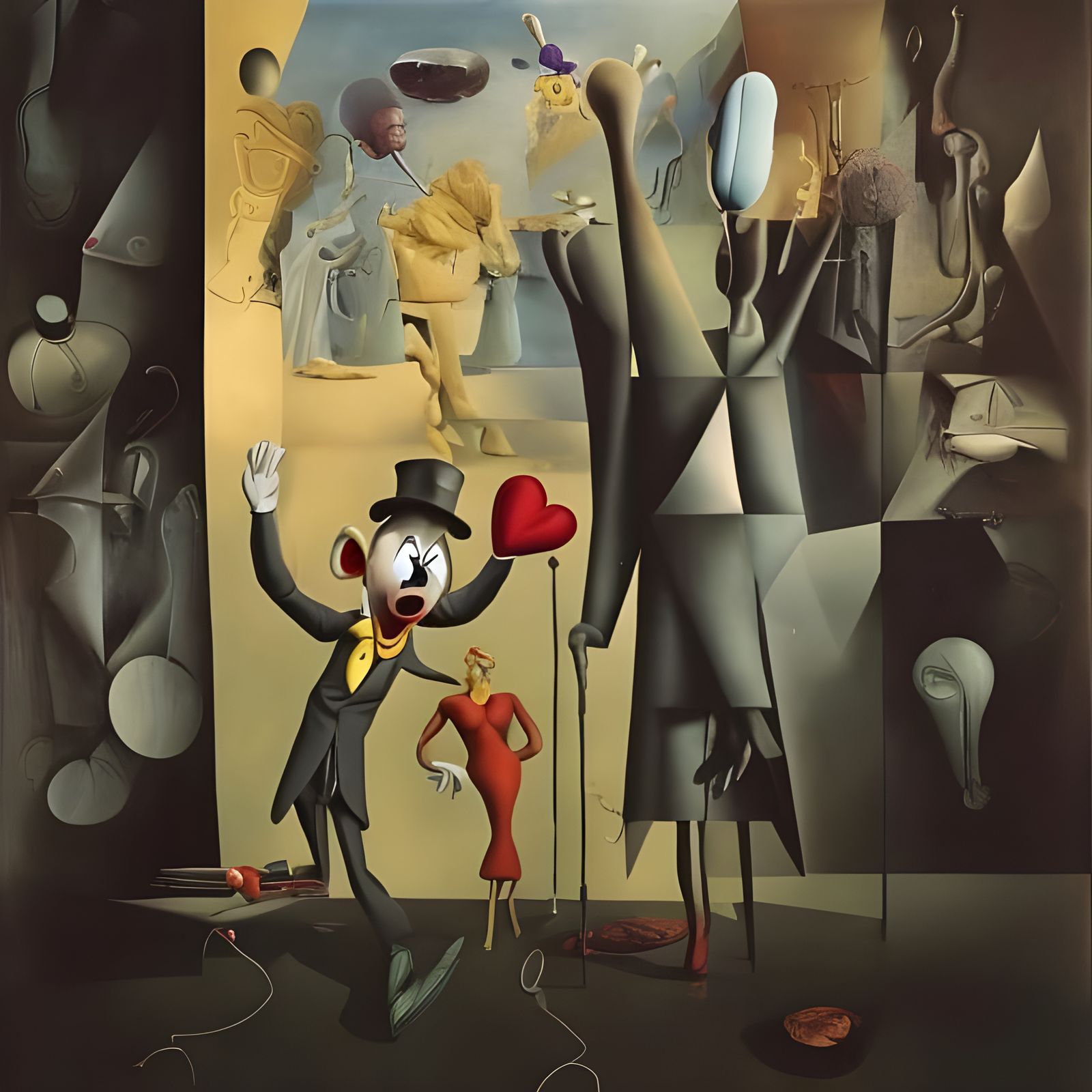 Love: Used as a cudgel and she's not having it! ("like Ooooh, don't want to step on that!"