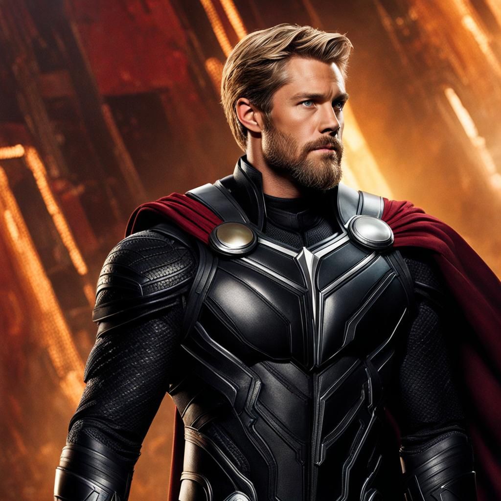 Marvel Hero Face Morph: Thor and Black Panther