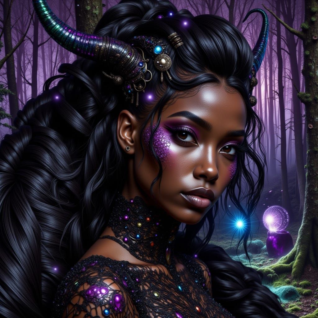 Fractured Goddess in Black Majesty