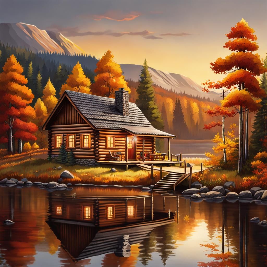 Autumn at the cabin in the Lakes