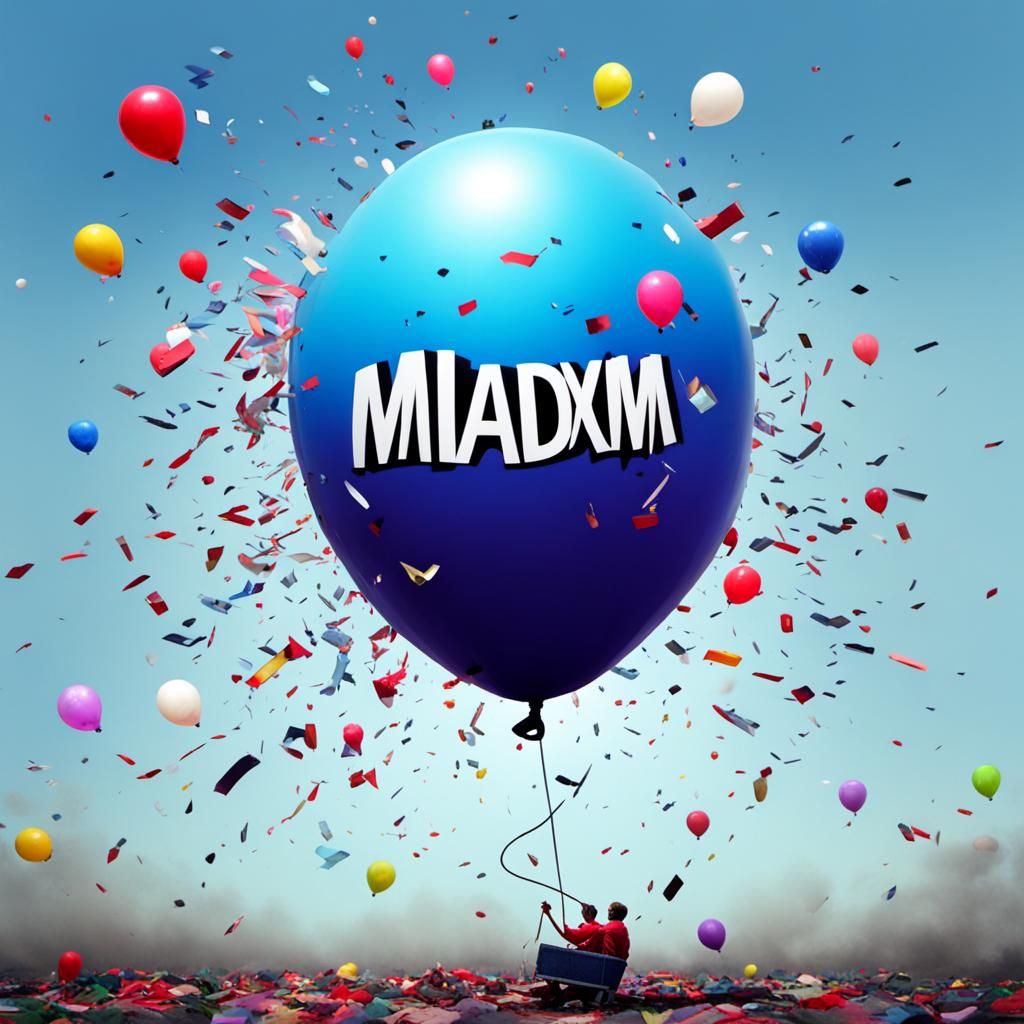 Title Bursting From Exploding Balloon