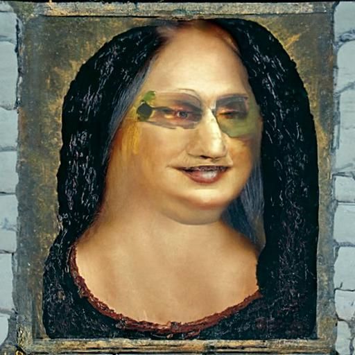 AI Recreation of the Mona Lisa
