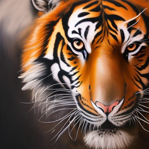 Fierce Tiger Neo Traditional Tattoo Art