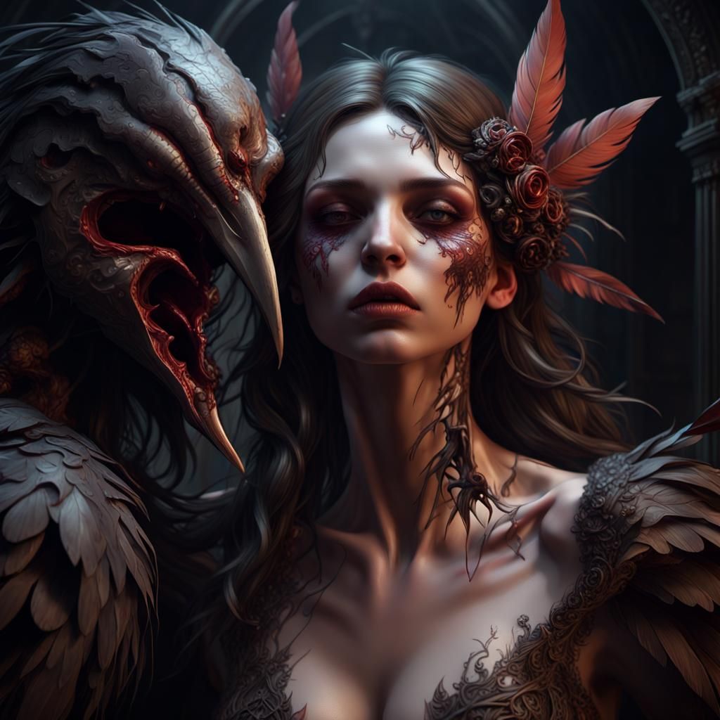 Dark Fantasy: Cracked Pleasures in Purple and Yellow