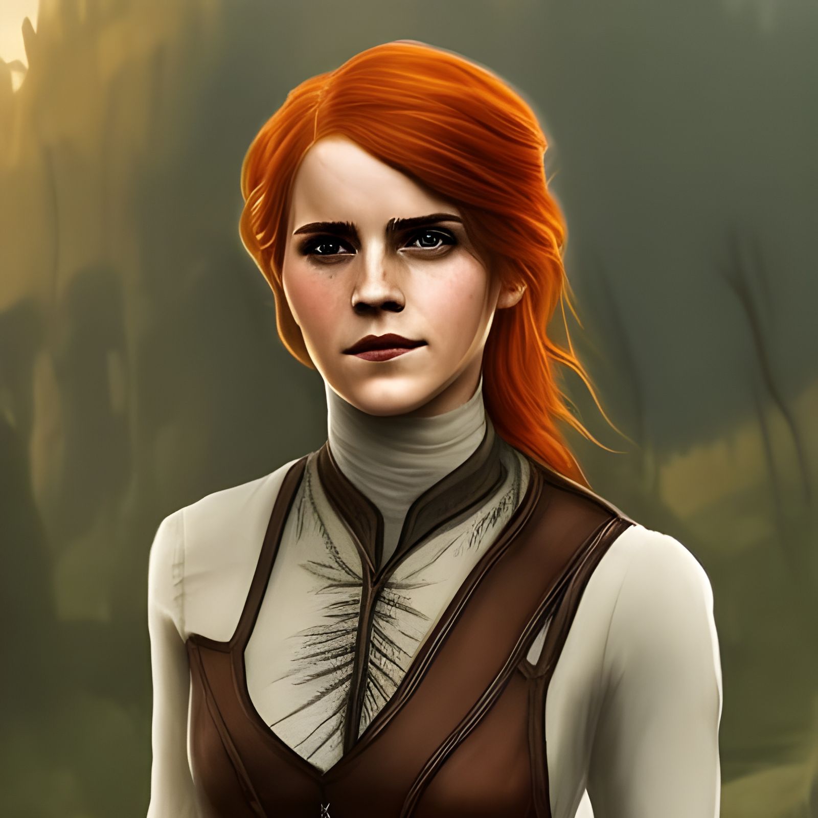 Emma Watson like witcher character Triss Merigold