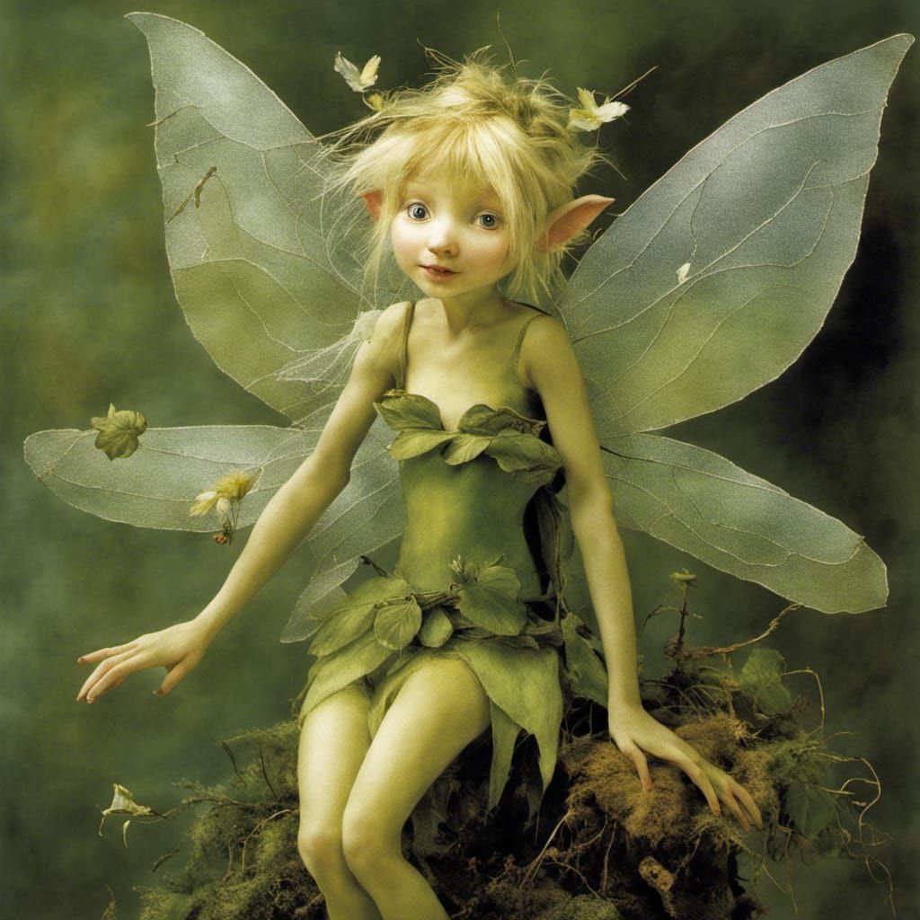Enchanting Fairy Portrait in Fantasy Style