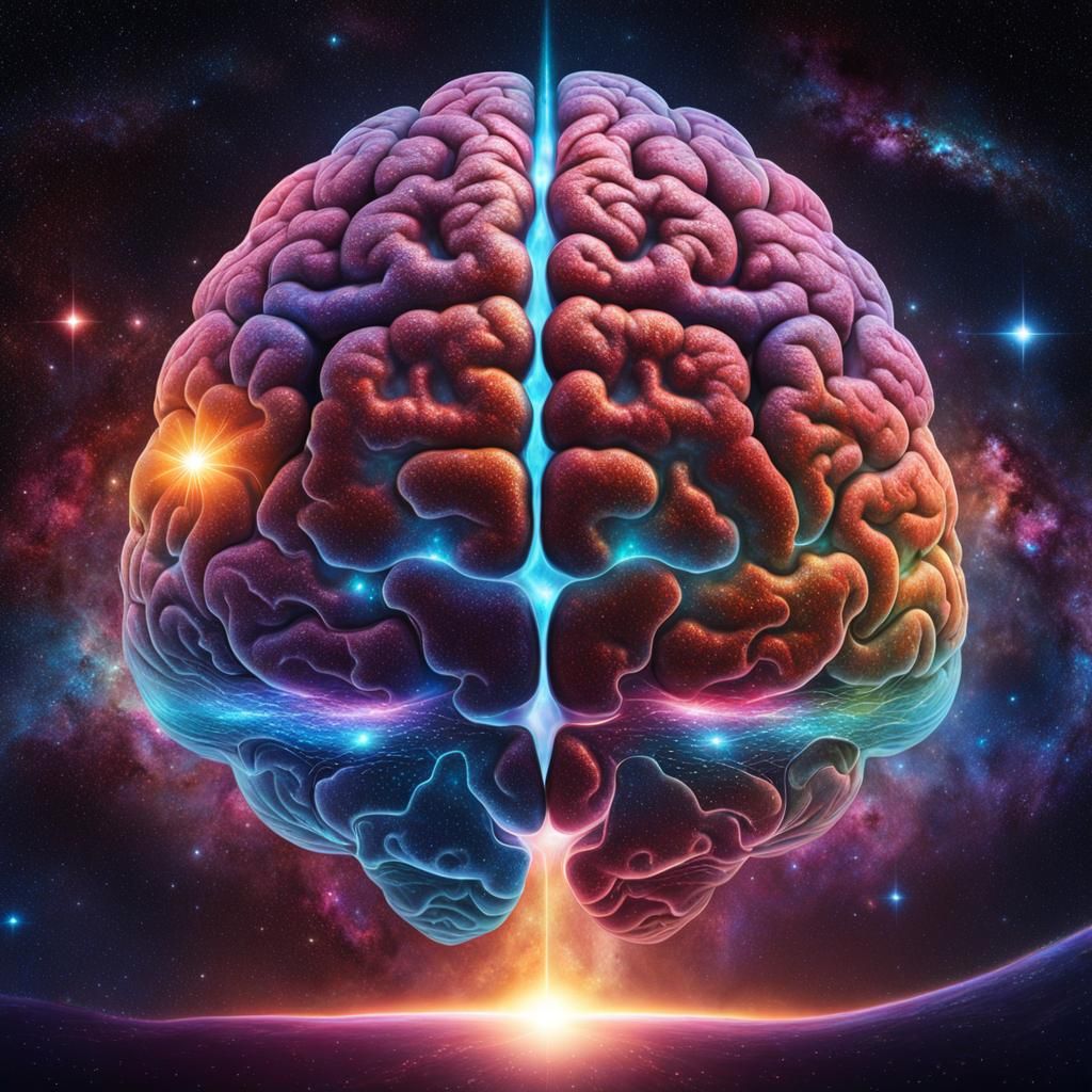 Brain Hemispheres as Holographic Cosmic Illustration