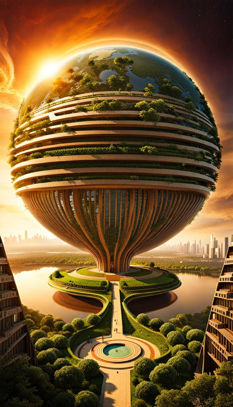 Photorealistic Rendering of Planet Utopia