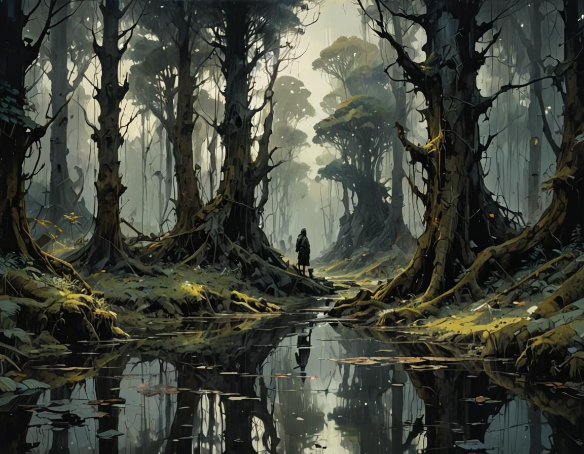 Hidden Refuge for Sorcerers in Dark Forest