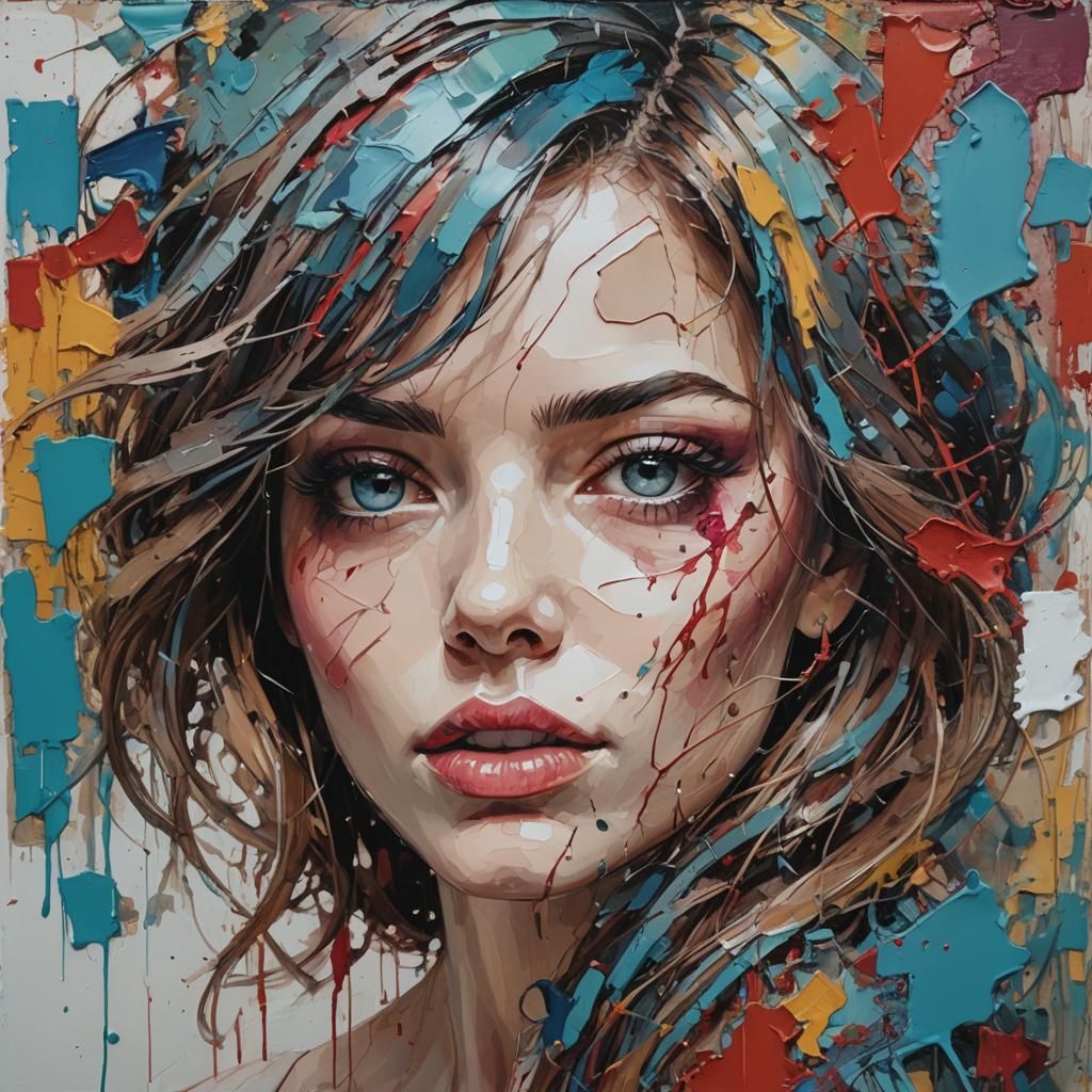 Pop Art Style Portrait