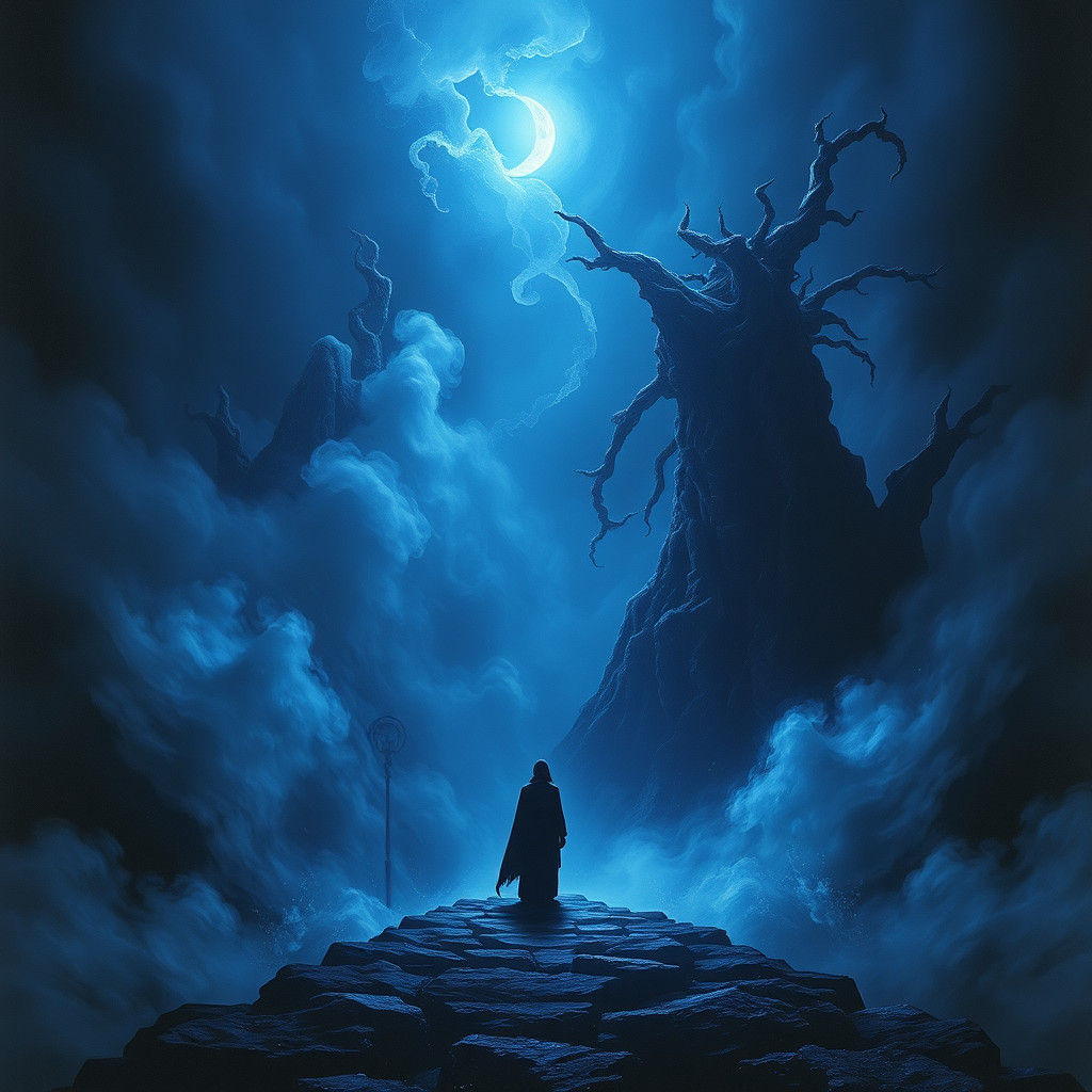 Dreamscape Threshold: A Surreal Organicpunk Reverie