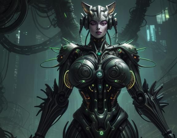 Bastet .Ancient alien. Extraordinarily large boosom BBW lady...