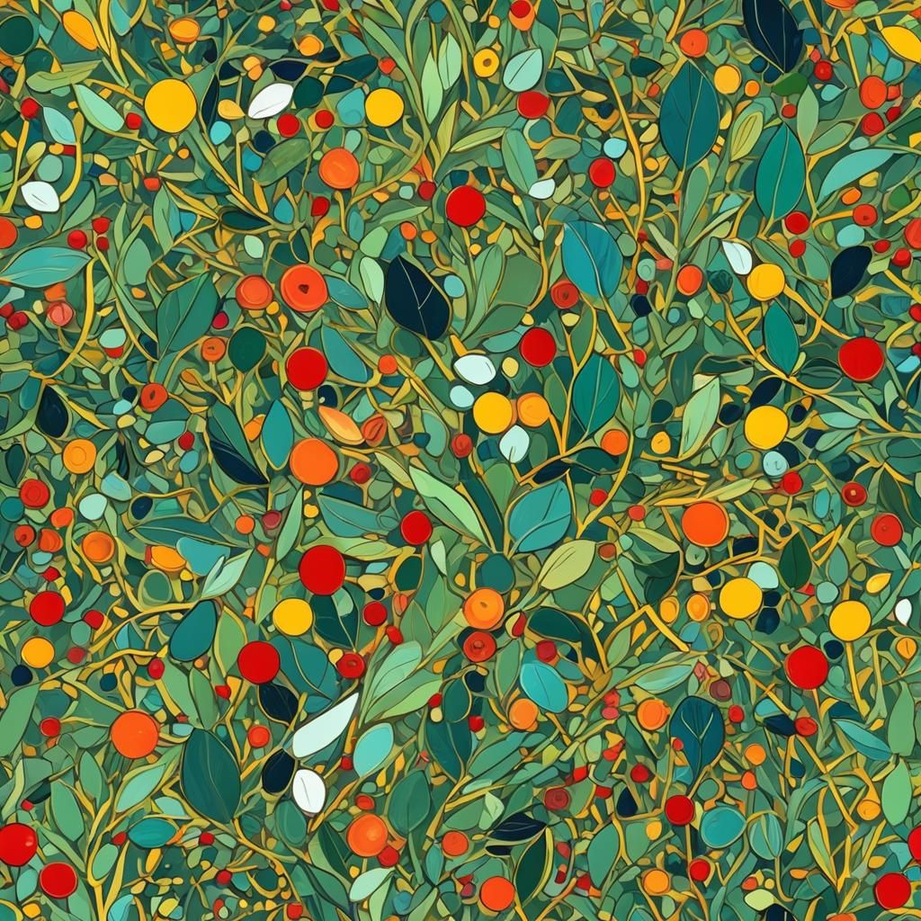 Abstract Art: Scent of Cereals in Burning Midday