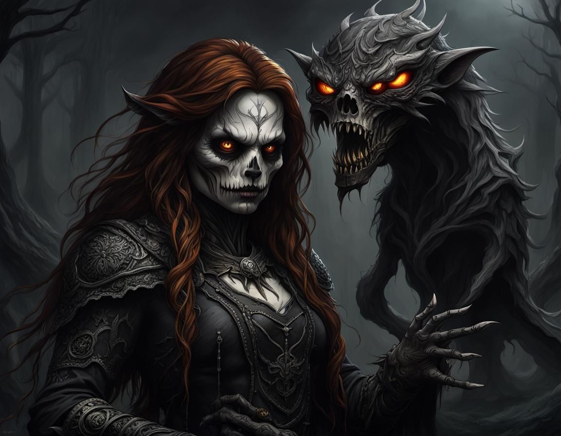 Ominous Darkness: A Sinister Vision in Ultra HD