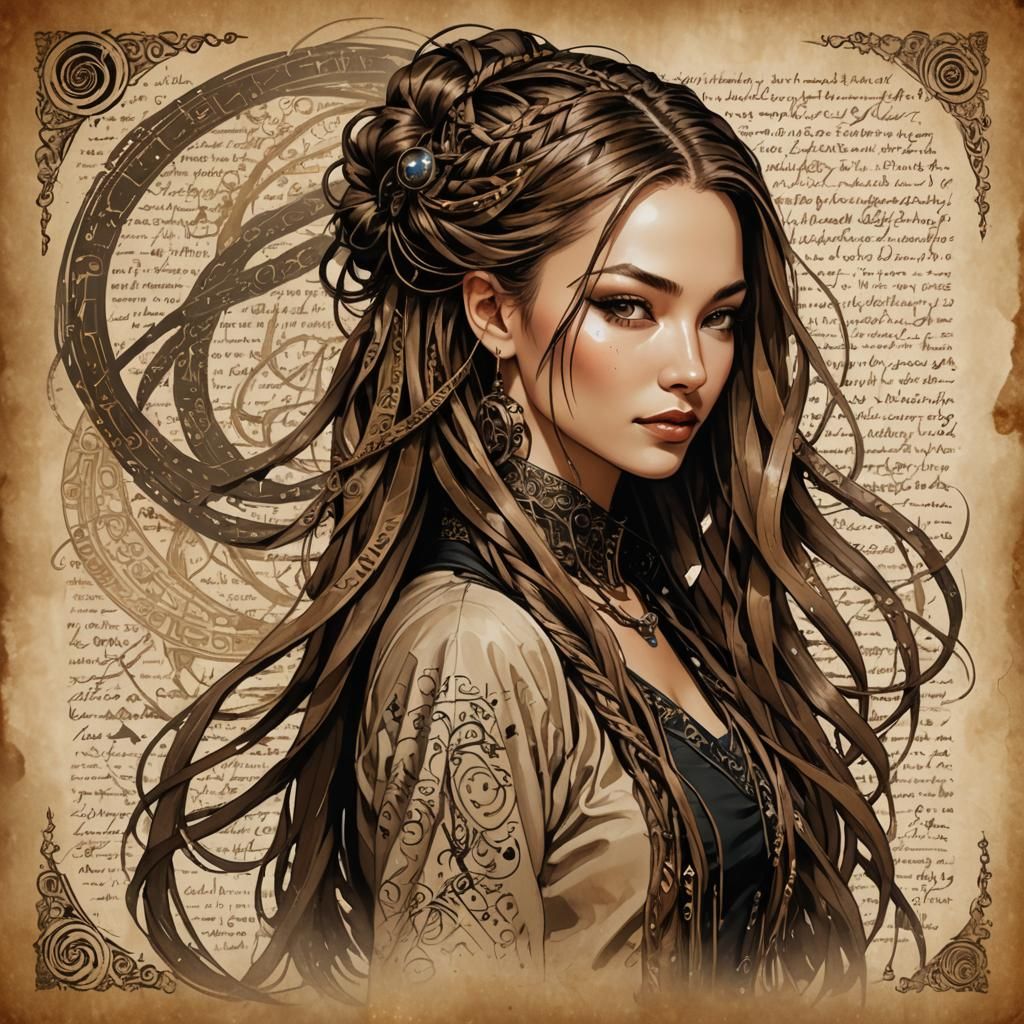 Captivating Interstellar Hacker with Digital Face Mask