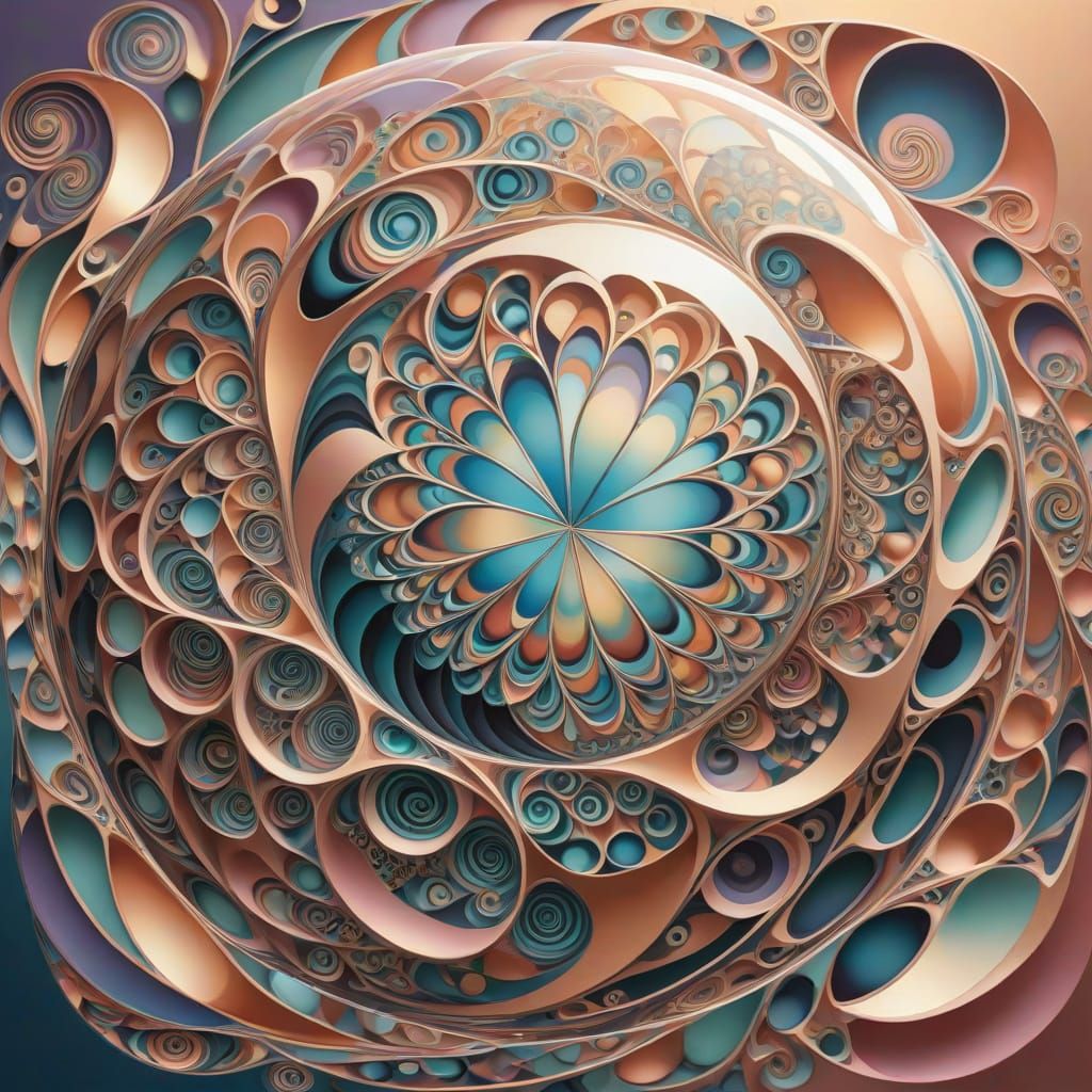 Venus Goddess of Love in Iridescent Splendor