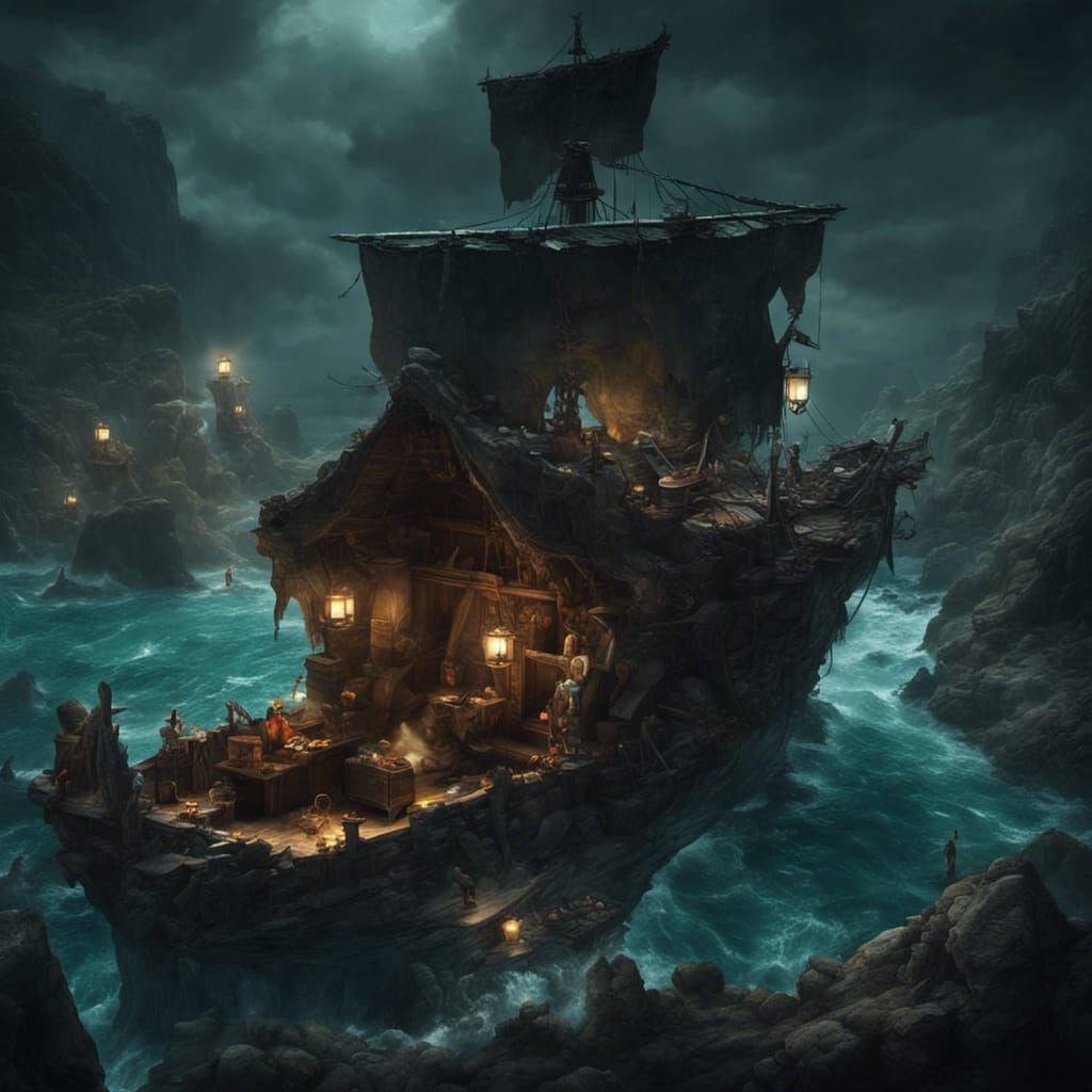 Pirate's Cove: Treasure, Storm, and Sinking City