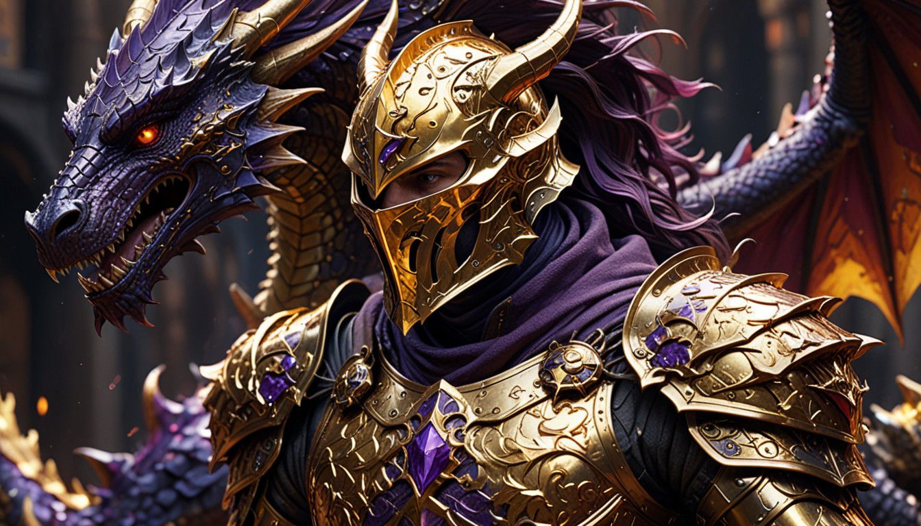 Heroes of Eternity: Dark Fantasy Knight in Shining Armor Con...