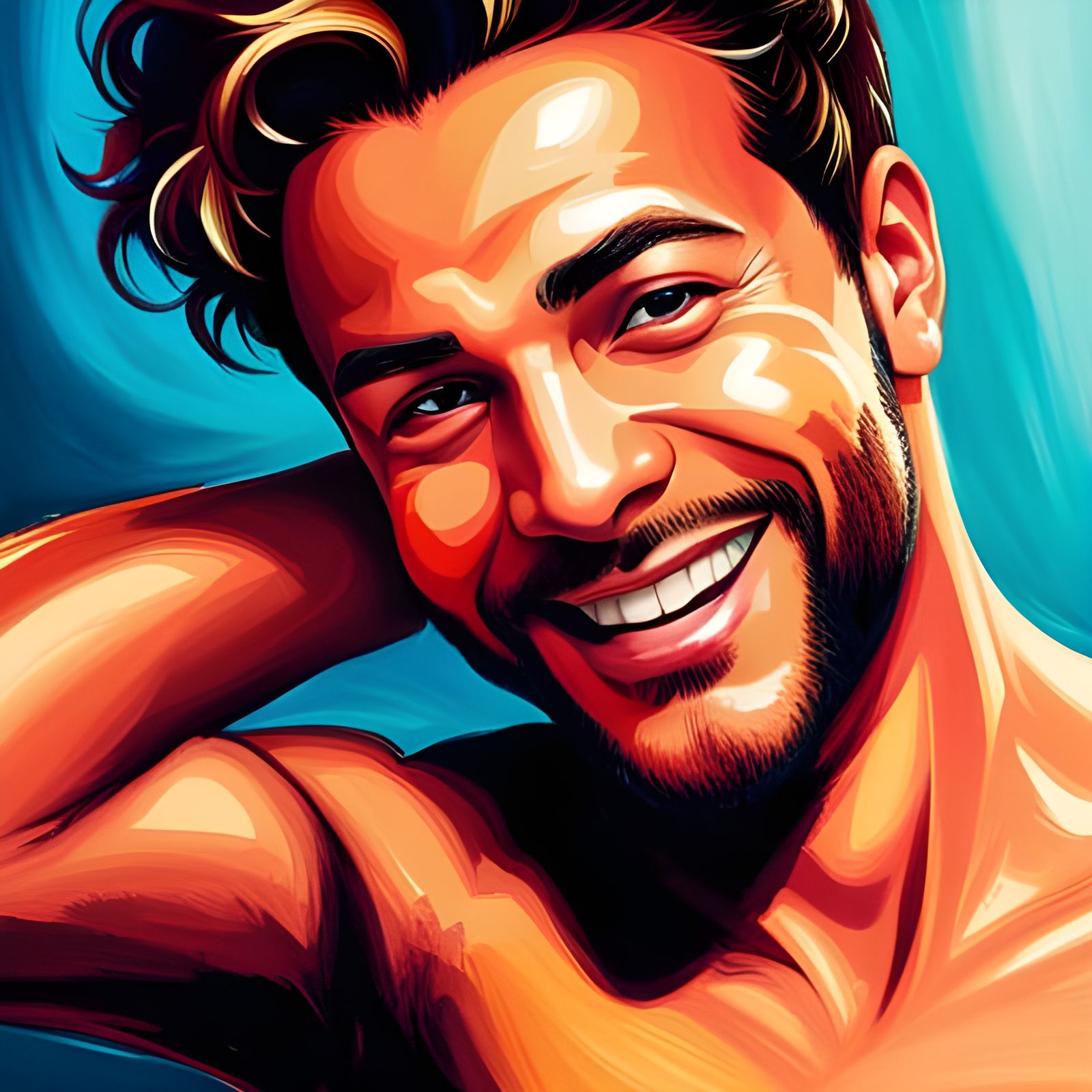 Portrait of a young man