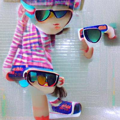 Stylish Portrait of a Confident Cool Girl