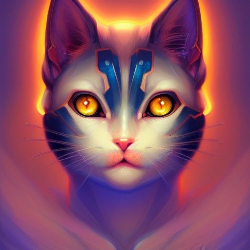 Futuristic cat