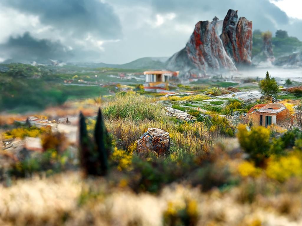 Antipodean Landscape Vista in Detailed Digital Style