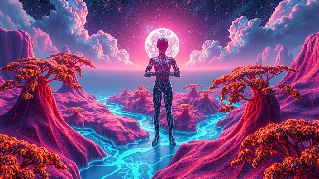 Surreal AI Dreamscapes: Logic Meets Creativity in Neon-Lit H...