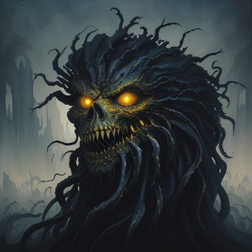 Epic Gouache Masterpiece: The Evermouth Unveiled