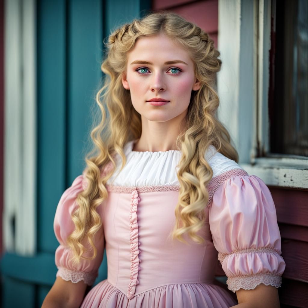 Girl in Pink Dress, Sackets Harbor 1812