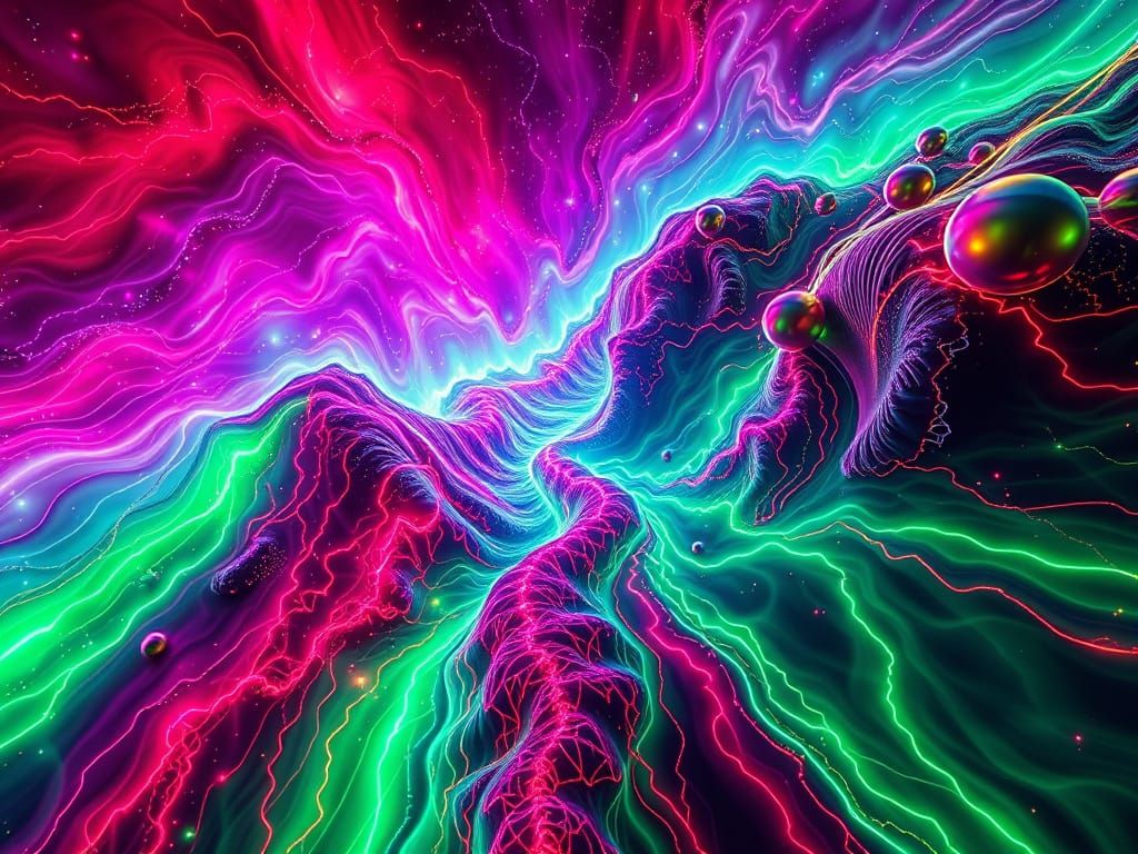 Goldenpunk Cosmic Vortex in Quantum Infinity