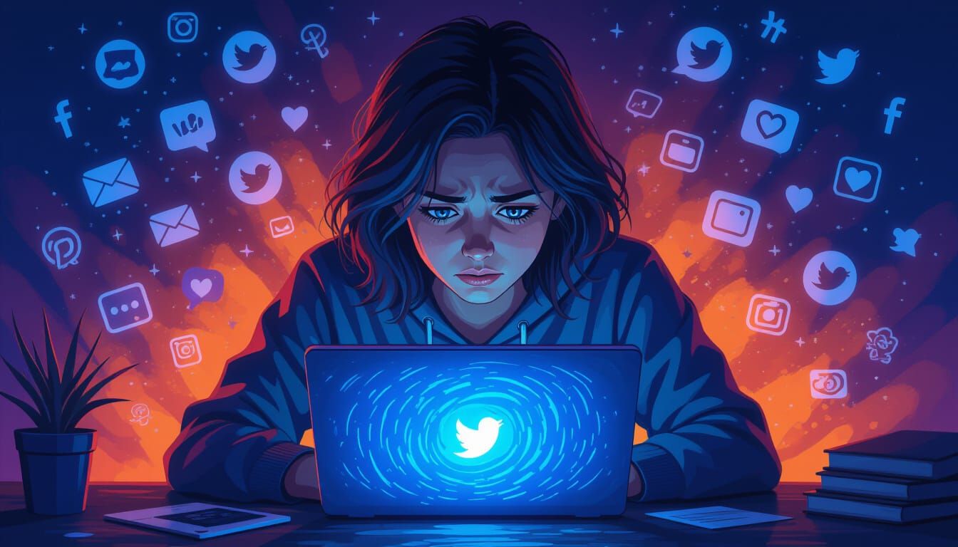 Teen Anxiety in Digital Age: Laptop Light and Social Media S...