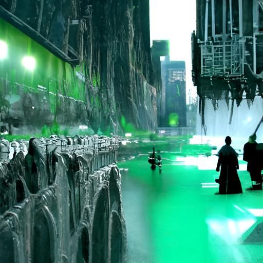 The Matrix: Detailed Matte Painting
