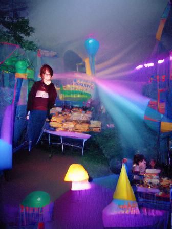 2004 Amusement Park Birthday Party with Volumetric Lighting