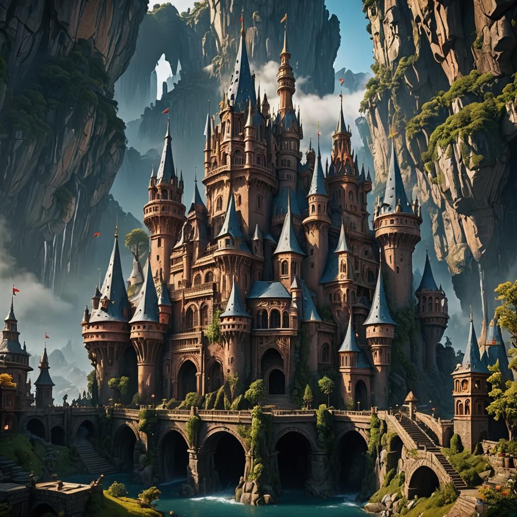 Ornate Initial KM in Detailed Fantasy Art