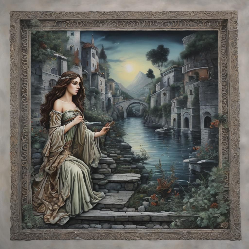 AI Generated Painting in Aeglironion Style