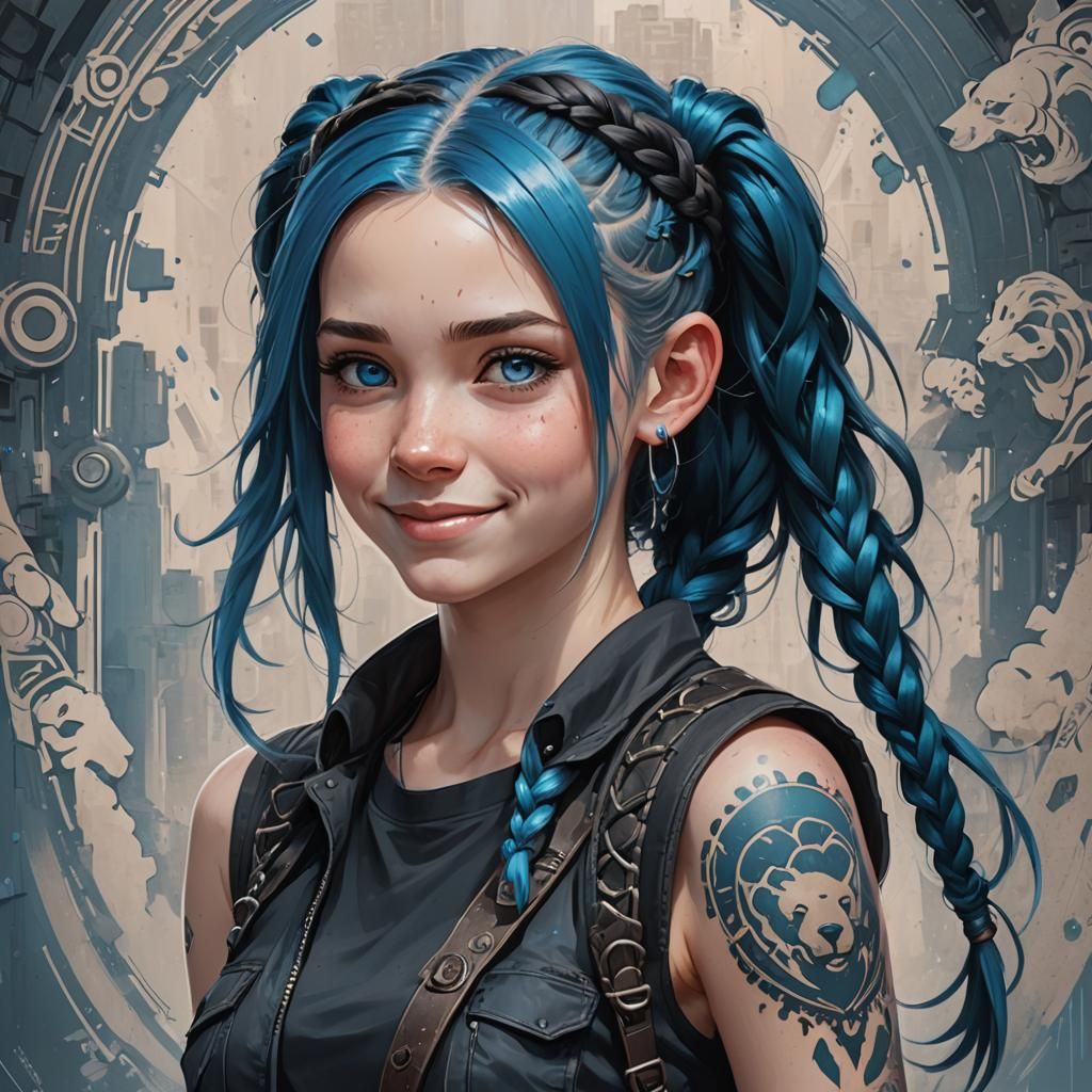 Cub with bear tattoo