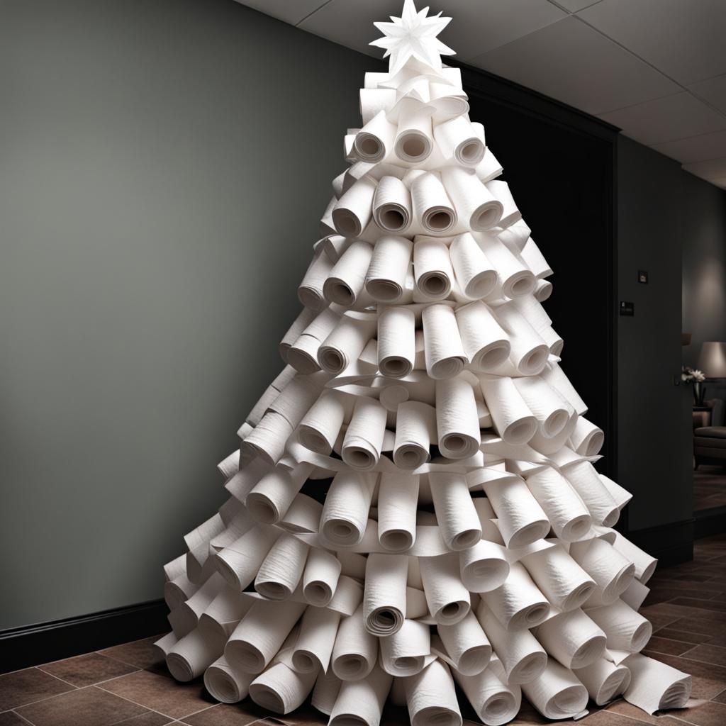 Toilet Paper Christmas Tree: A Festive Surprise