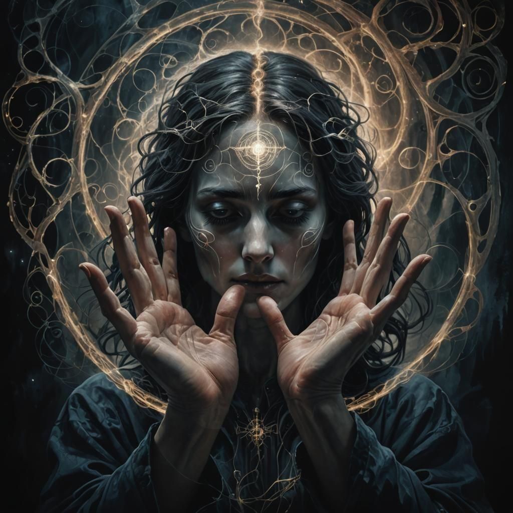 Surrealist Mystic Confronts the Abyss