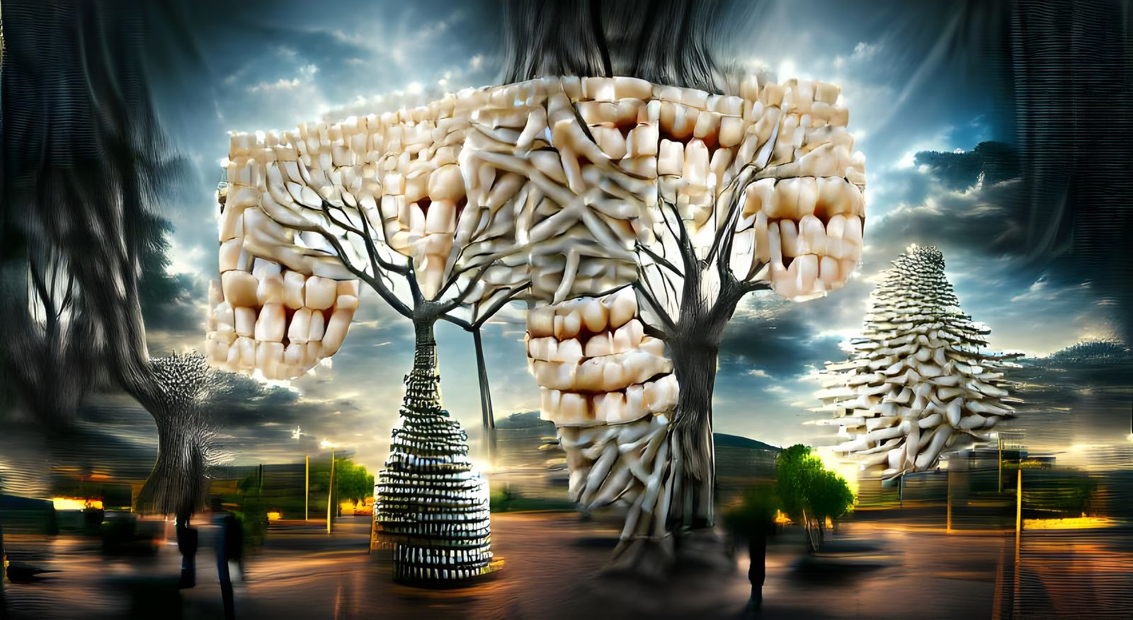 Tree of Teeth: A Macabre Botanical Nightmare