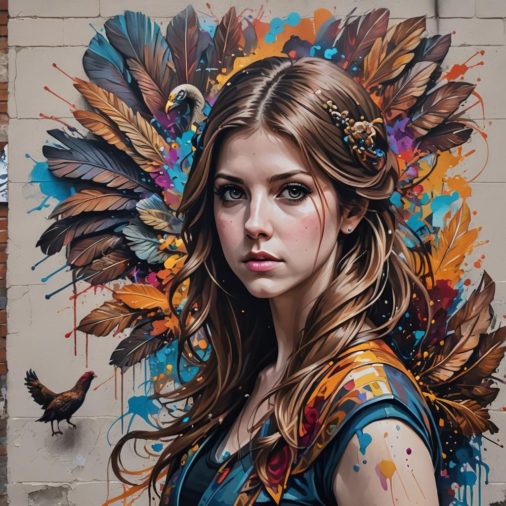 Giant Turkey Street Art in Austin, Texas