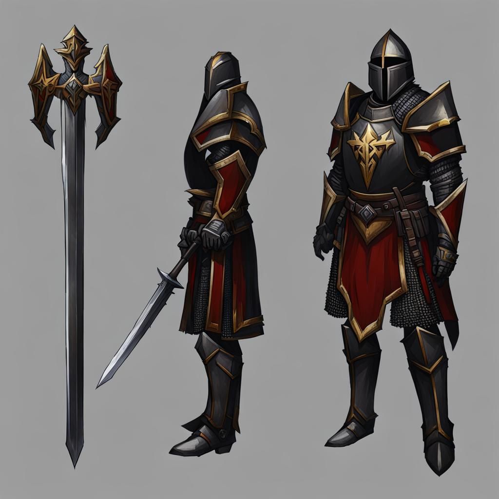 Exiled Knight Concept Art