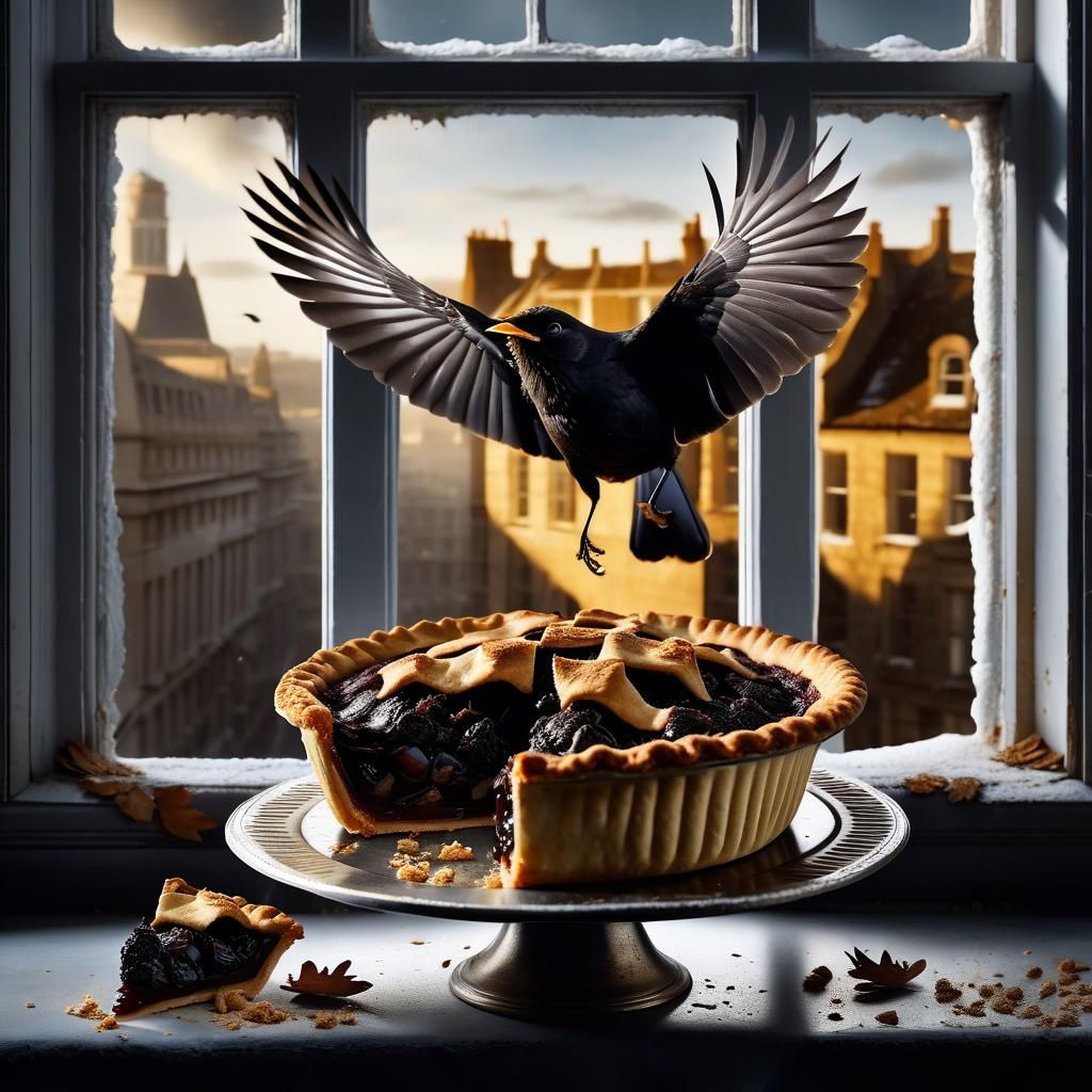 Blackbird's Explosive Escape from Buttery Pie