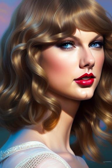 Taylor Swift an impressive AI portrait