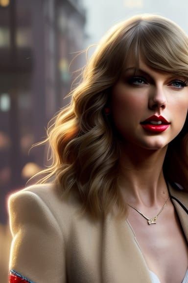 Taylor Swift an impressive AI portrait