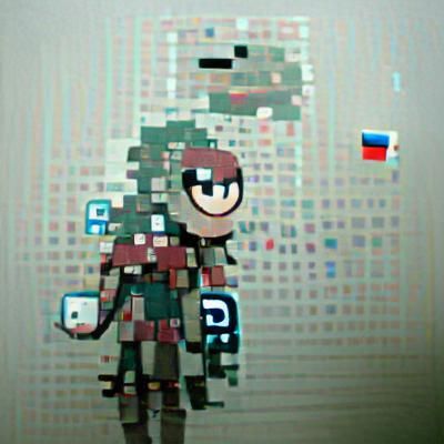 Retro Pixel Art Character Design