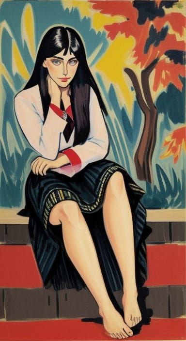 Untitled Creation in the style of Ernst Ludwig Kirchner