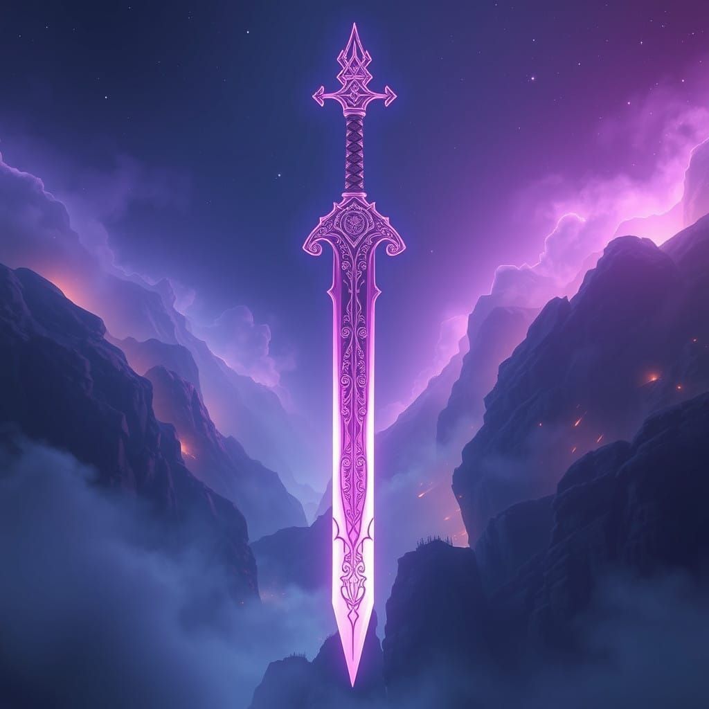 Ethereal Sword of Mystical Realms