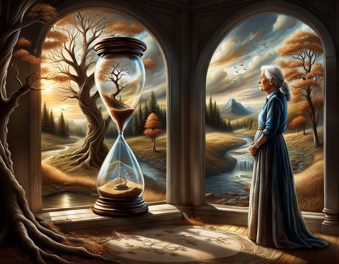 MY MOTHERS BIRTHDAY HOURGLASS
DATE APRIL 5TH 2024 ... SHE IS...