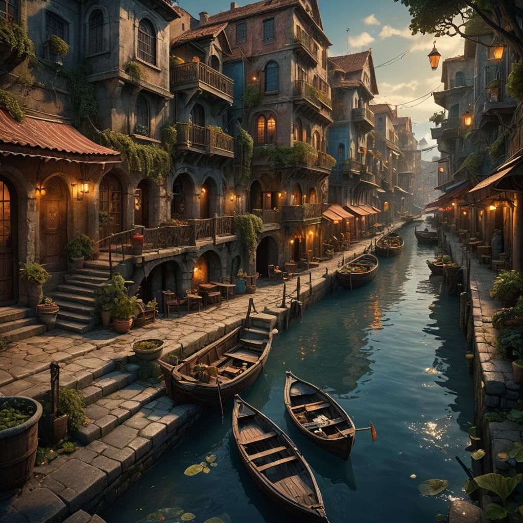 Shoe Stepping in Puddle: Cinematic Street Scene