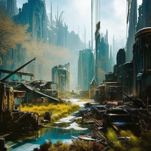 Post-Apocalyptic Ruins: Melting Ice in Borderland Fantasycor...